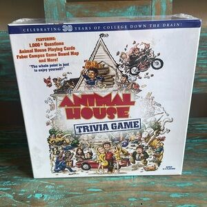 Vintage ANIMAL HOUSE Trivia Game“Celebrating 30 Years of College Down the Drain”